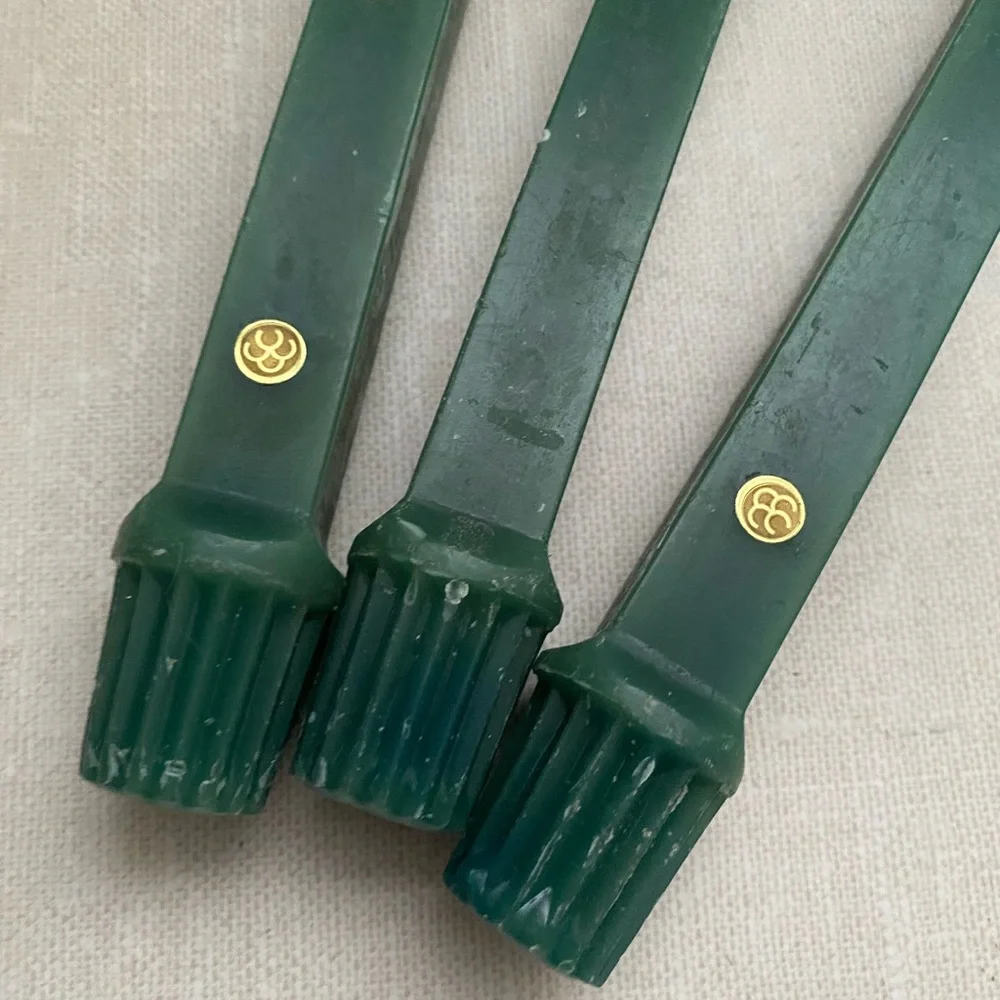 Vintage Partylite Evergreen Candle Sticks Candlestick Lot Of 3 Unlit‎